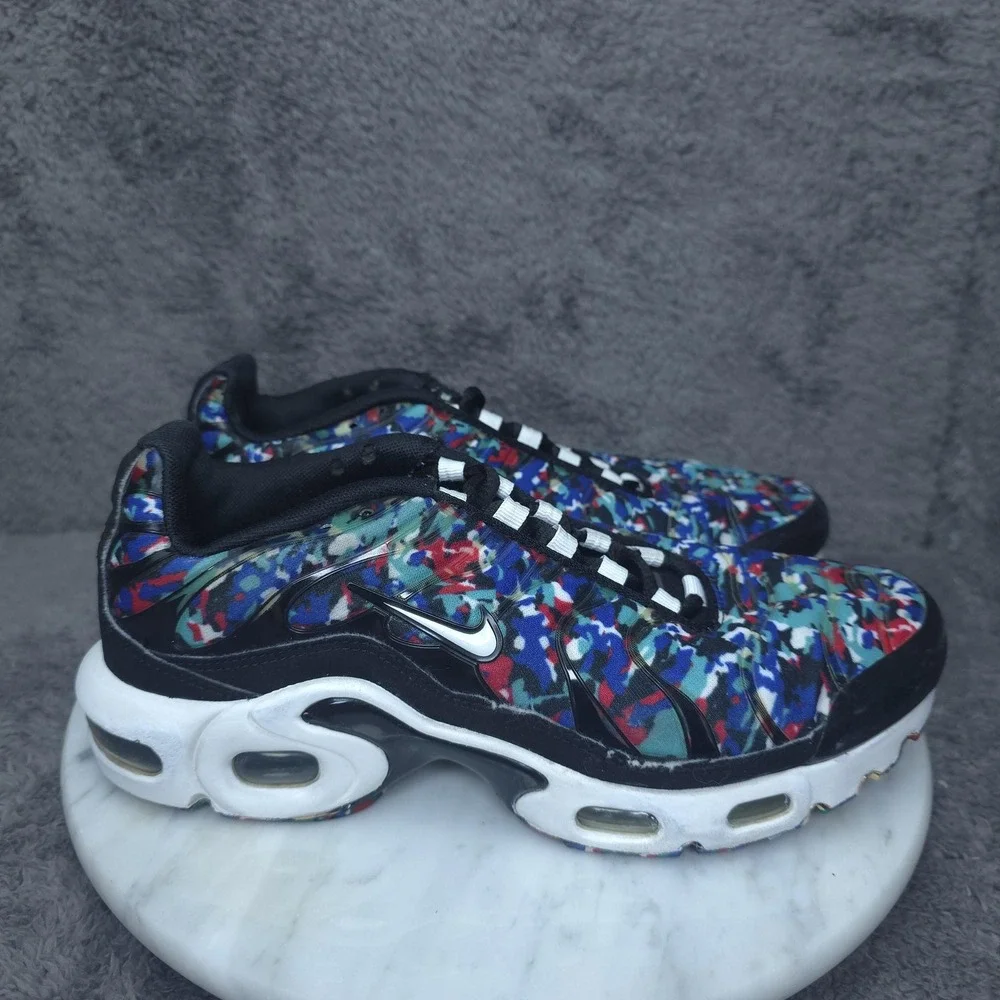 Nike Air Max Plus Shoes Youth Size 5.5Y Multicolor Sneakers Low Top CU4623-001